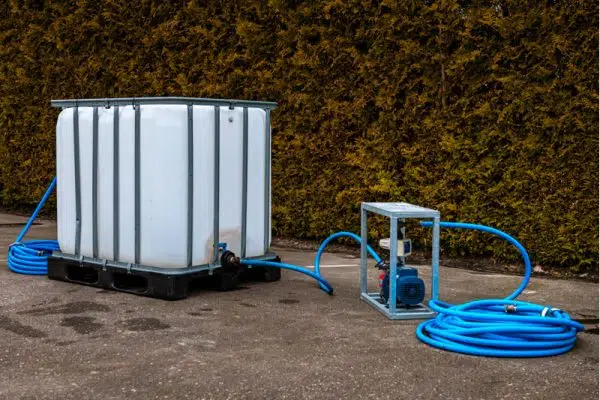 Waterbuffer met hydrofoorpomp (opvoerpomp) 1000L